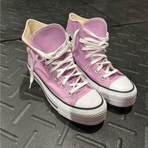 Converse Women's Lavender High-Top Sneakers